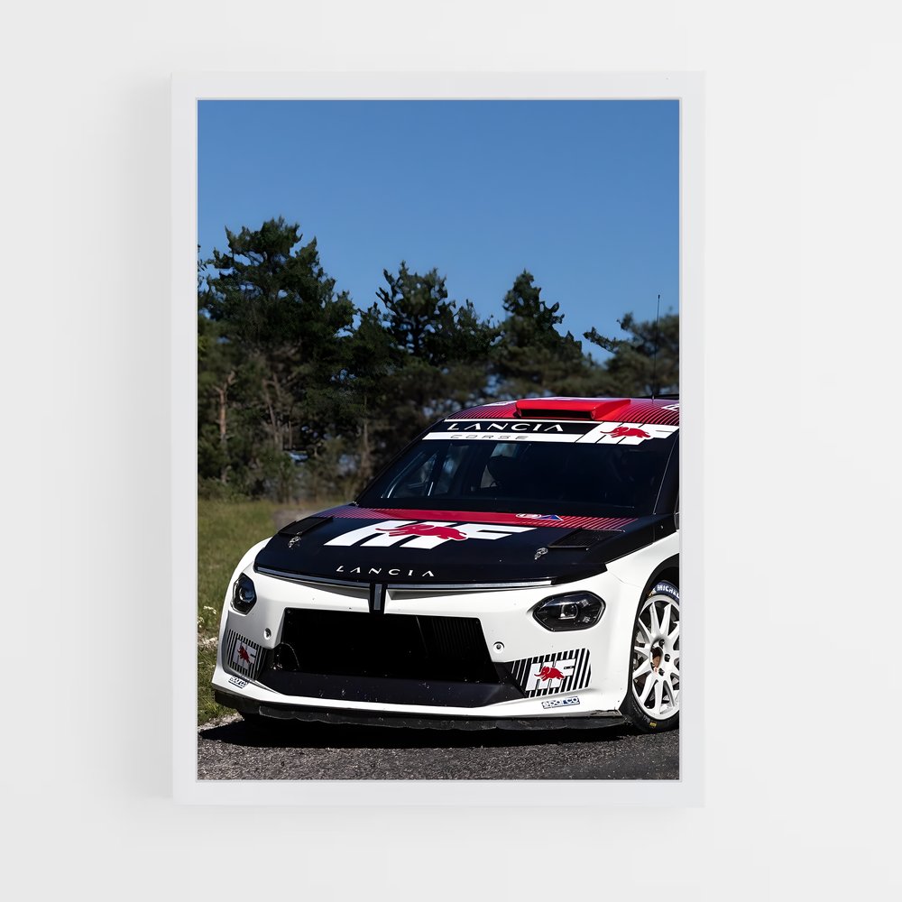 Poster Ybsilon integrale – affiche Lancia (vue 3)